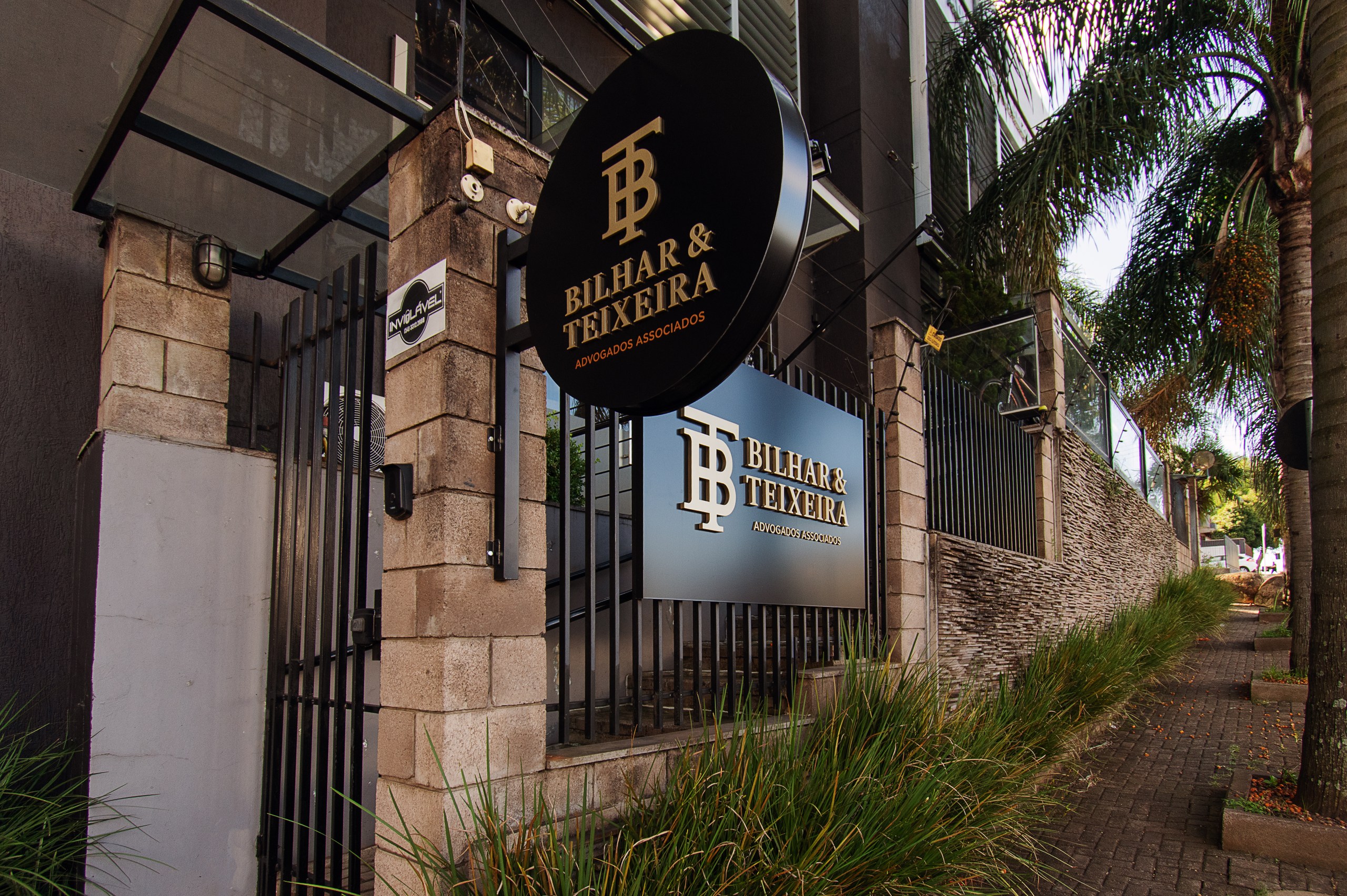 Fachada do escritório Bilhar & Teixeira em Passo Fundo